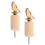 Fuglefløyte håndvridd beige 2 stk 1