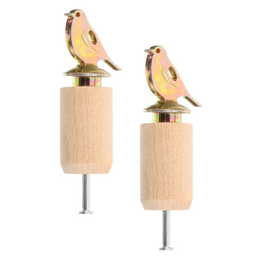 Vogelpfeife aus Holz, 2er-Pack