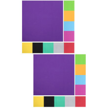 EVA-Bastelplatten, 1 mm dick, 50 x 50 cm, 10er-Packung