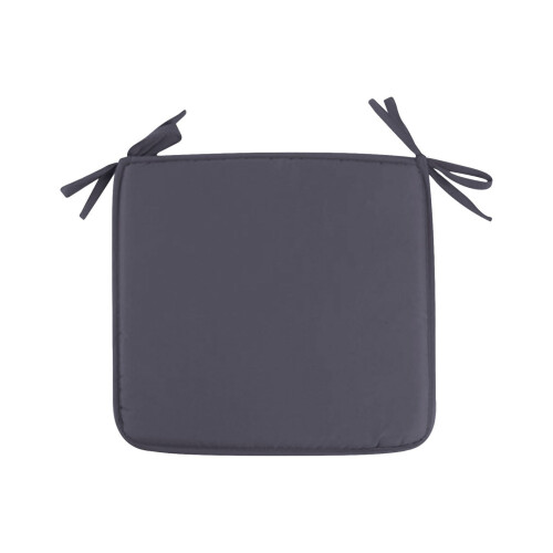 Firkantede utendørs stolunderlag med stropper, 40 cm, polyester