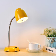 Kovová stolová lampa s flexibilným husím krkom E26