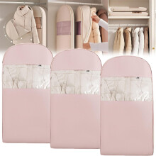 Selbstkomprimierender Kleidersack zum Aufhängen (3er-Pack)