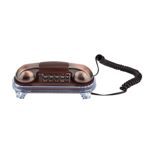 Antyczny, retro, ścienny telefon stacjonarny