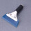 Blue Stainless Steel Window Squeegee with Non-Slip Handle 1