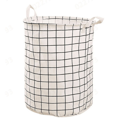 Panier à linge à roulettes moderne compartimenté1