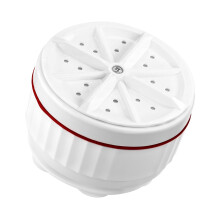 Bärbar turbotvättmaskin med sugkoppar, USB-driven