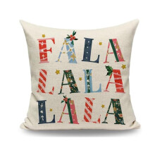 Capa de almofada Quebra-Nozes de Natal 18x18 Algodão e Linho