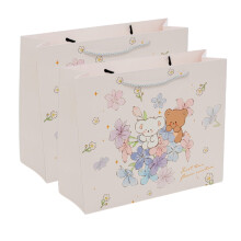 2 papierové darčekové tašky pre bábätká – 19,5 x 8,5 x 14,5 cm