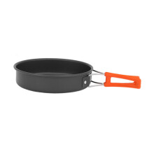 Camping-Bratpfanne aus oxidiertem Aluminium, antihaftbeschichtet, tragbar