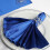 Χαρτοπετσέτες φαγητού Royal Blue Satin 20" x 20" (10 τεμάχια) 1
