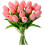 Tulipani artificiali rosa acceso da 34 cm (10 pezzi) 1