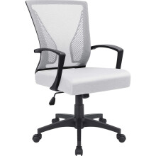 Ergonomisk kontorstol med midterryg i net