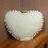 Cojín de algodón con forma de corazón, 40x40 cm. 1