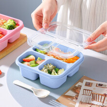 Prenosná nepriepustná škatuľa Bento so 4 priehradkami