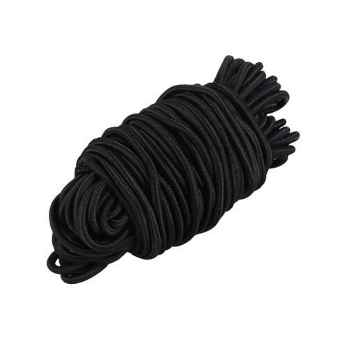 Cordon élastique noir en polypropylène (PP) 1000 cm  0,3 cm