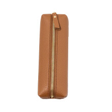 Estuche de cuero para lápices y artículos de papelería – Marrón, 1 unidad