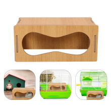 Hamsterhus i træ, gemmested, 1 stk.