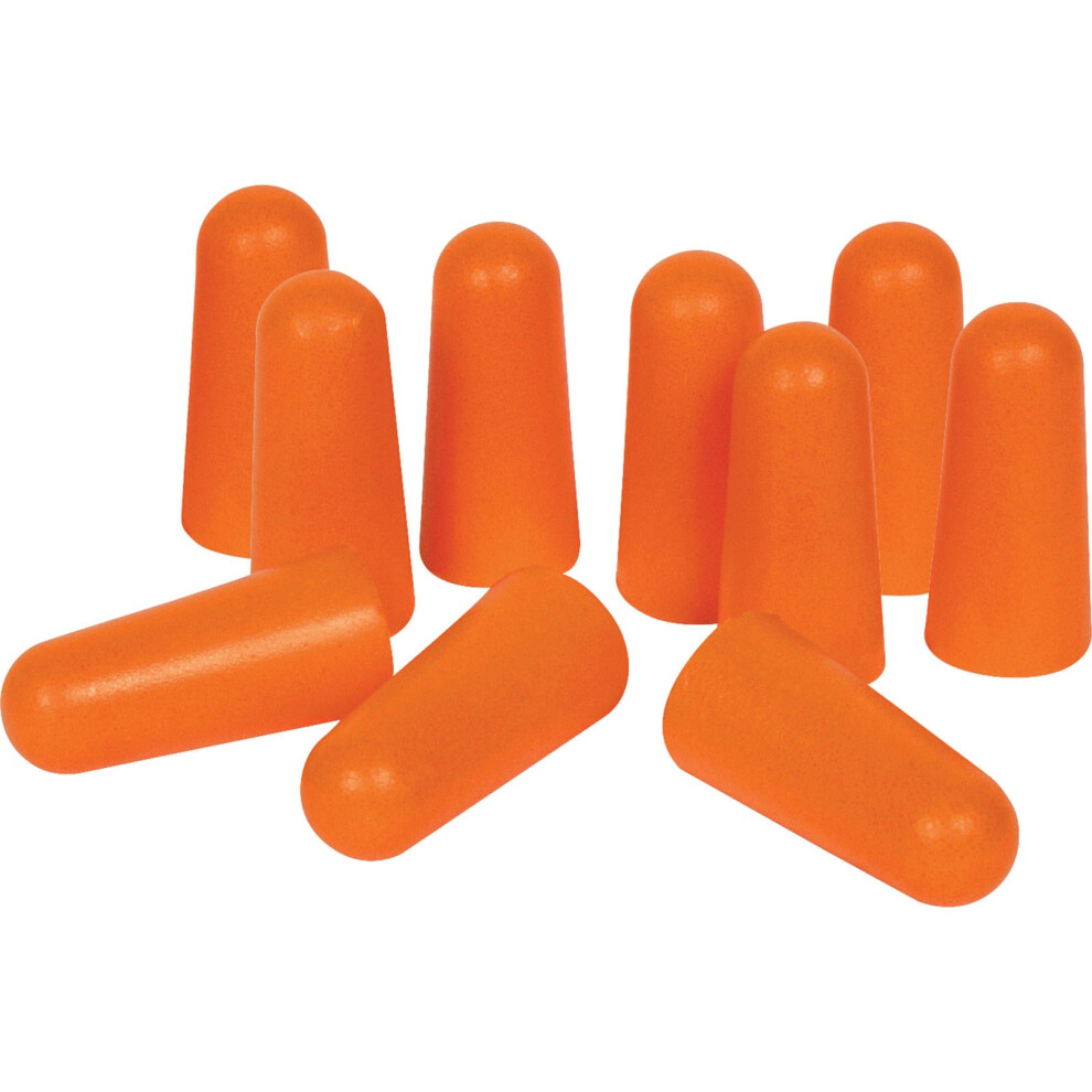 B&Q -  Tapered Ear Plugs (Pack Of 5) Orange (One Size) - Image 4