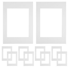 Weiße Passepartout-Pappkartons im A4-Format, 10er-Set
