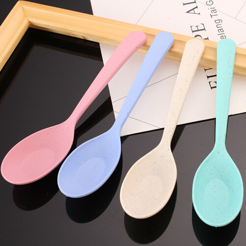 Cuchara sopera de PP con mango largo de 15,6 cm.