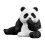 Trefigur av panda til hjemmedekorasjon, hydroponisk, 1 stk. 1