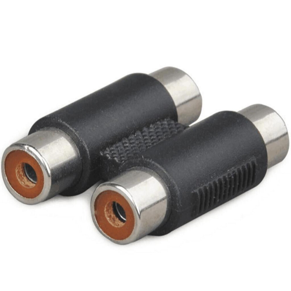 Audio Video Cable Joiner Coupler Female To Female 2 Pack 913466029822