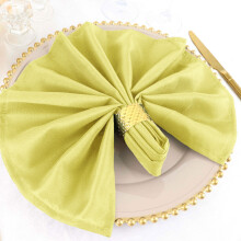 Serviettes en polyester carrées de 50 cm (20 po), paquet de 20