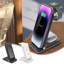 Stazione di ricarica wireless 3 in 1 da 15 W