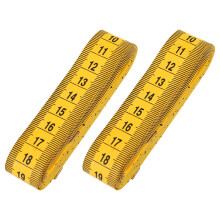 Yellow dual-sided flexible tape measure home use 2 pcs