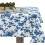 SOVCFOE Blommig polyesterduk 150 x 300 cm 1
