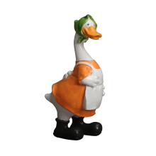 Statues de canards en résine, décoration de jardin, lot de 2