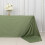 Dusty Green Scuba Polyester Rectangle Tablecloth 90 x 156 in 3