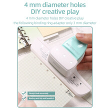 Perforator met 3 gaten voor A5-, A6- en A7-mini-notitieboekjes