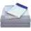 Ensemble de draps en microfibre à motif cachemire 4 pièces, taille standard 1