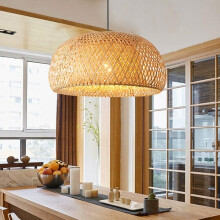 Bamboe hanglamp met E27 fitting
