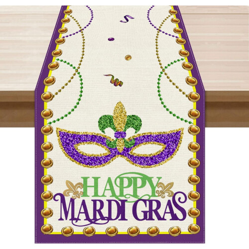 Chemin de table en toile de jute, style rustique et champêtre