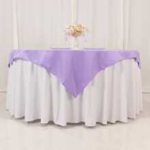 Éadach Boird Poileistear Cearnógach Lavender BalsaCircle 54"