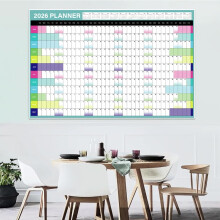 Großer Wandkalender 2026 (74 x 52 cm), 12-Monats-Planer