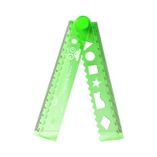 Flexibele PVC-liniaal van 30 cm, opvouwbaar