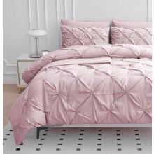 Set de pilotă Lane Linen King, 7 piese, roz