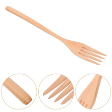 2 tenedores de madera para ensalada, ideales para cocinar y servir.