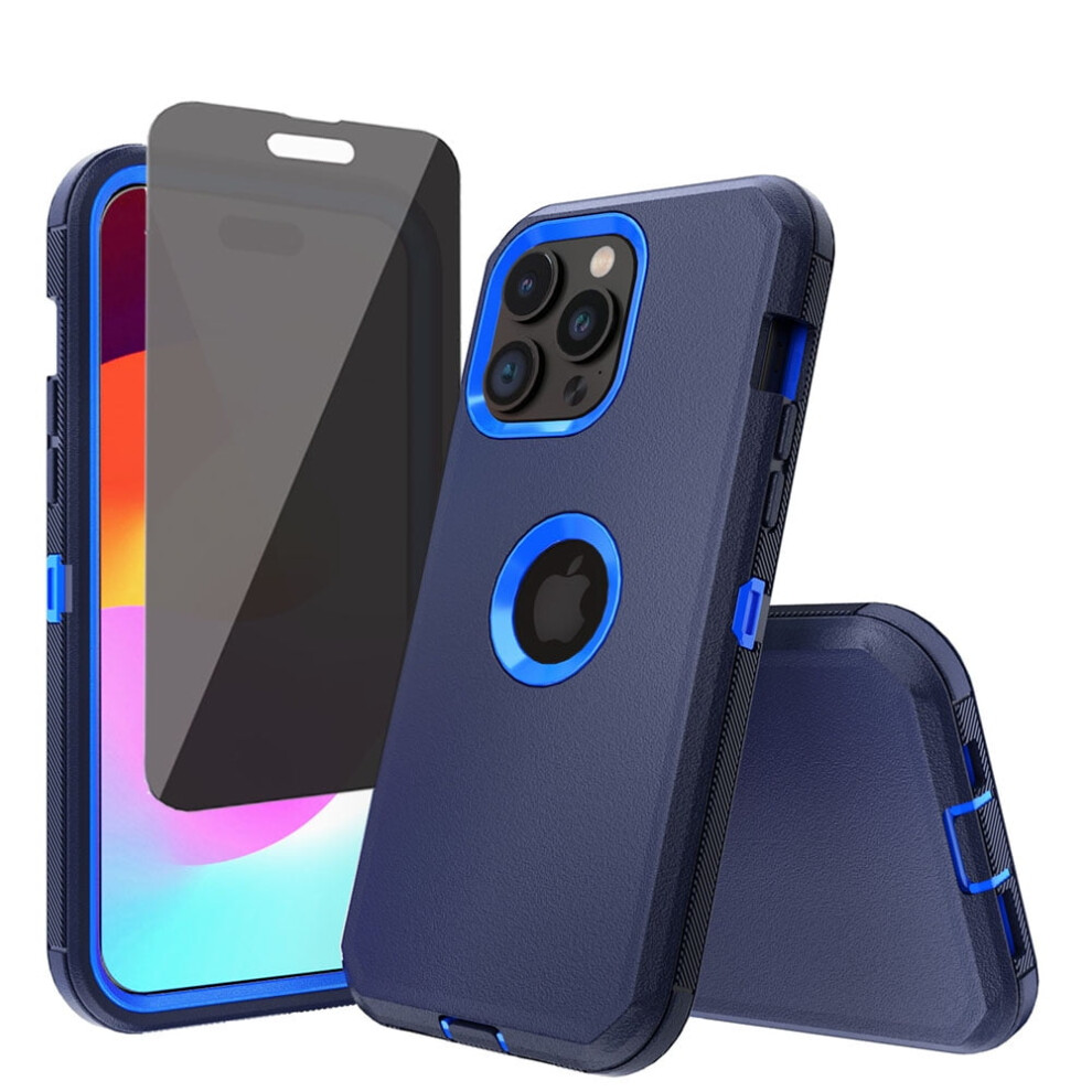 Tashhar Iphone 15 Pro Case With Privacy Screen Protector 9130661264792