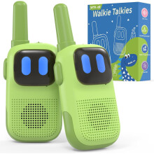 Walkie-talkies voor kinderen, 2 stuks, bereik van 300 meter, 2 kanalen