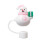 Pink Christmas Silicone Straw Cap for Stanley 4