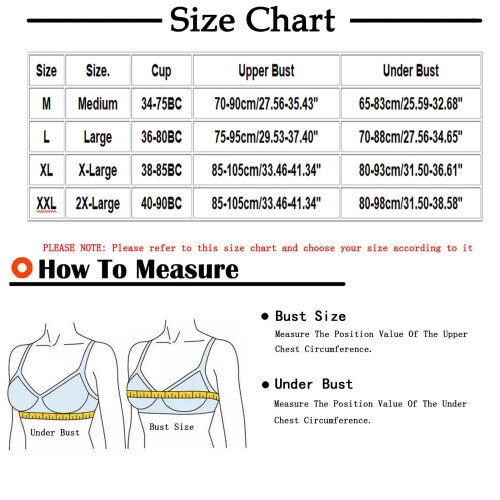 Admvng Women's Front-Button Bra – Wire-Free, Seamless, 1