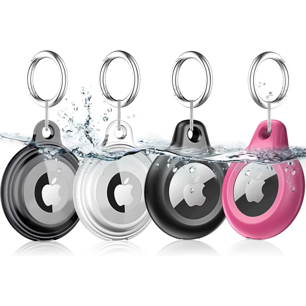 4-Pack Airtag Keychain Holder Ipx8 Waterproof 9450273206684