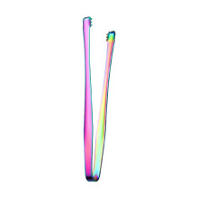 Herramienta para remover chalaza de huevo, acero inoxidable, 15 cm.