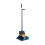 Ensemble balai et pelle en acier inoxydable bleu (1 ensemble) 1
