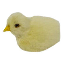 Figurină realistă de pluș pui 10 cm