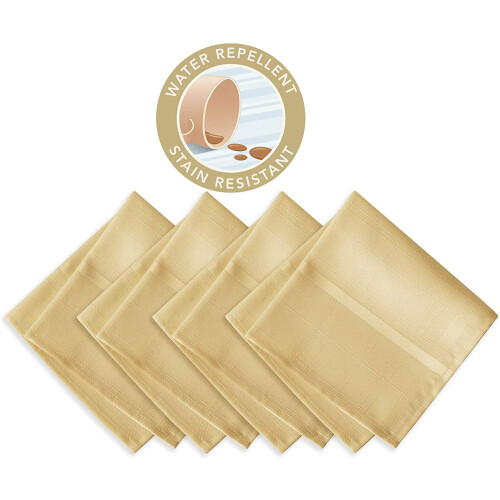 Guardanapos xadrez Newbridge Elegance, 43 x 43 cm (17 x 17 polegadas), conjunto com 4 unidades